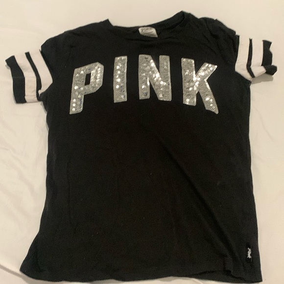 VS Pink Black tee shirt - Picture 1 of 7